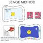 Infant Baby Water Fill Play Mat Newborns Toy Playmat PVC Toddler Seaworld Carpet