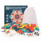 3D Jigsaw Wooden Puzzle Geometric Shape Puzzles Educational Learning Baby Toys