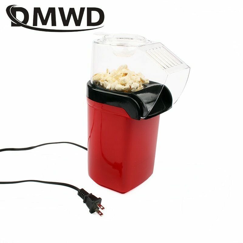 Automatic Mini Hot Air Popcorn Making Machine Electric Corn Popcorn Maker 110V