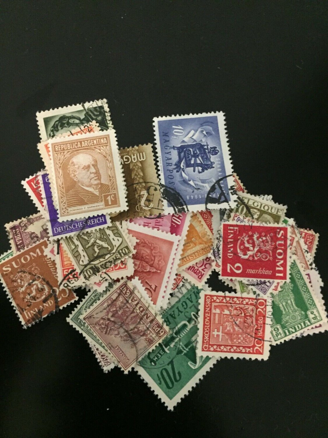 50Pcs Early Before 1950 Used Stamp Vintage Stamps All Different Many Countries