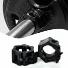 1 Pair 28mm 30mm Bodybuilding Spinlock Collars Barbell Lock Dumbell Clips Clamp