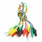 10pcs Roach Clip Test Jumper Wire Electrical Alligator Clips Crocodil Test Leads