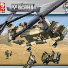Army Transport Helicopter Military Building Blocks Transport Aircraft Kids Toy