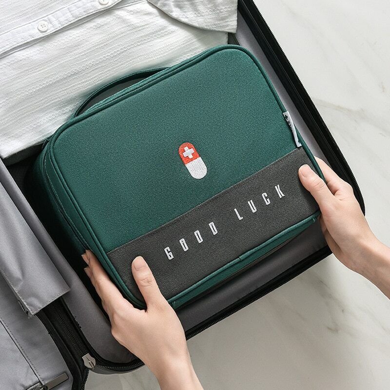Large Capacity Medicine Box Home Portable Waterproof Stylish First Aid Storage