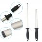 8 12Inch 30cm Long Thin Shape Diamond Kitchen Knife Sharper Rod Steel Sharpening