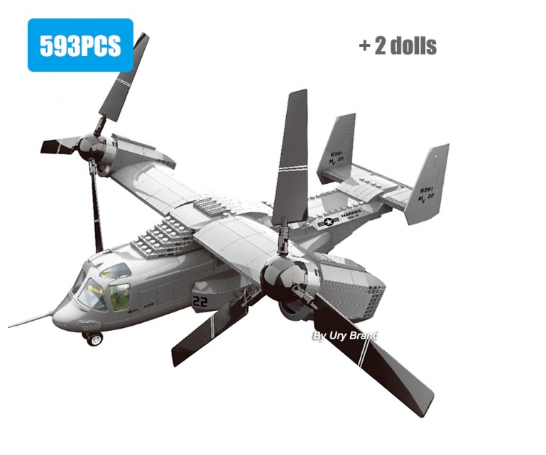 US Army V-22 Osprey Tiltrotor Aircraft Military Helicopter Plane ...