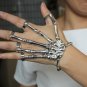 Gothic Hand Skull Ring Punk Bracelet Skull Hand Elasticity Skeleton Bracelet