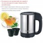 1000W Mini 0.5L Stainless Steel Electric Kettle Travel Water Boiler Teapot Pot