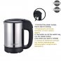 1000W Mini 0.5L Stainless Steel Electric Kettle Travel Water Boiler Teapot Pot