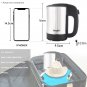 1000W Mini 0.5L Stainless Steel Electric Kettle Travel Water Boiler Teapot Pot