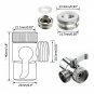 Toilet Bidet Shower Valve Water Tap Connector Switch Faucet Adapter Sink Splitt
