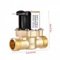 1/2inch DC 24V AC220V Electric Water Valve Control Solenoid Magnetic Valve 212g