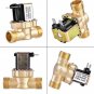 1/2inch DC 24V AC220V Electric Water Valve Control Solenoid Magnetic Valve 212g