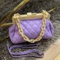 Luxury Stylish Modern Look Womens Shoulder Green Purple White Handbag with Chain