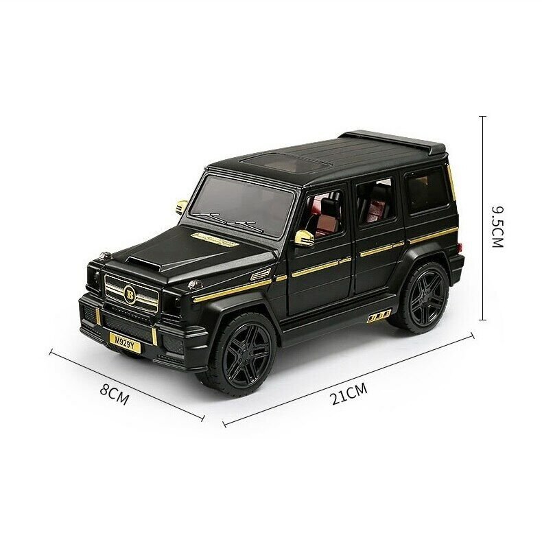 Car Model G65 Toy Vehicle M929Y/ M923Y 1:24 Vehicle Auto Mafia Black Alloy Model
