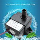 Mini Water Pump 12V 4.2W Plastic 240L/H Waterproof Brushless High Performance