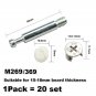 20 Pcs Furniture Cabinet Desk Eccentric Wheel Nut Connection Three in One Screw