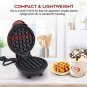16.5x8.5x2.5cm Mini Waffle Pot Mini Electric Waffles Maker Waffle Machine Pan