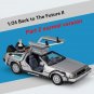 Car Vehicle Moedel 1/24 Back to the Future 1 Fly Version DeLorean Time Machine