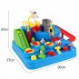 26x27x20cm ABS Plastic Infrastructure Car Roads Rails Toys Brain Table Kids Game
