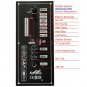 Board Square Dance Speaker 3.7 V Amplifier Support Bluetooth AUX TF-Card U-Disk