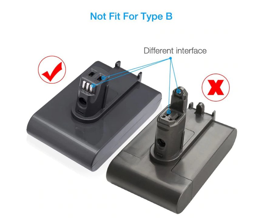 22.2V 4000mAh Type A Vacuum Battery for Dyson DC35 DC45 DC31 DC34 DC44 DC31