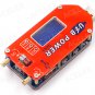 USB adjustable power module DC 1-30V 15W DP3A Digital display Quick Charge Power