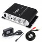 MINI Digital Hi-Fi Car Power Amplifier 2.1CH Digital Subwoofer +Audio Cable Lepy