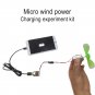 Portable Mini Wind Power Generator Set Emergency Phone Charger Turbine Motor Set