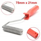 Bubble Buster Roller 75x21mm Aluminum Laminating Bubble Roller Fiberglass Paddle