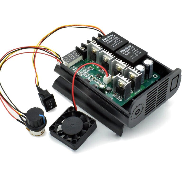 10V~55V PWM DC Motor Speed Controller 60A CW CCW Digital Display Drive Module