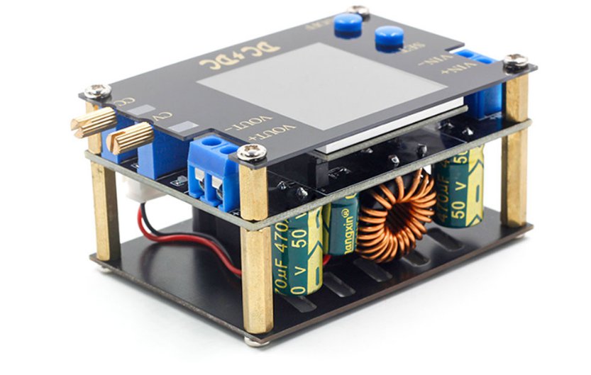 3A 35W 4A 50W Adjustable Buck-Boost CC CV Power Module DC DC Automatic Converter