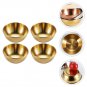 4pcs Modern Home Decor Golden Sauce Dish Appetizer Serving Tray Dish Plates Bowl