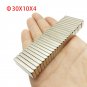 Super Strong Powerful Permanent Magnets Neodymium Magnet Bar 30x10x4mm Magnetic