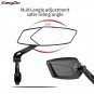 Pentagon Bicycle Rear View Mirror Bike Left Right Mirror Wide Range Back Sight