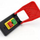 16A Electromagnetic Start Switch Off-On Red Cover Emergency Stop Push Button