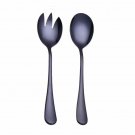 Modern Gold Salad Spoon Fork 2PCS Salad Spoon Colorful Unique Serving Spoon Set