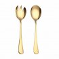 Modern Gold Salad Spoon Fork 2PCS Salad Spoon Colorful Unique Serving Spoon Set