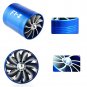 65-74mm Car Air Intake Turbine Turbo Gas Fuel Oil Saver Fan Turbo Supercharge