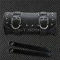 Motorcycle Leather Fork Tool Bags Storage Front Luggage Bag Moto Travel Pouch