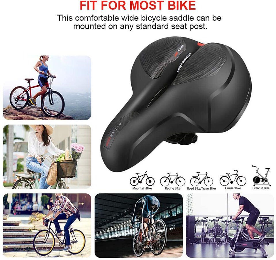 MTB Road Cycle Saddle Cover Men Women 3D GEL Bicycle Saddle Bike Seatsoft Cover