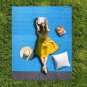 2x2.1M Waterproof Beach Mat Blanket Camping Ground Mat Portable Picnic Mattress