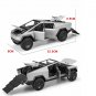 Tesla Cybertruck Pickup 1:24 Modern Future Off-road Vehicle Car Model Metal Toy
