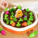 Toddler Educational Colorful Shape Toy Pull Carrot Baby Counting Learning Game