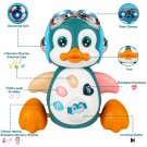 Musical Penguin Baby Crawling Toy Infant Moving Walking Dancing Interactive Toy