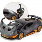 Gray Racing Car HURACAN STO Alloy Metal Sports Car Model 1:24 Kids Vehicle Toy