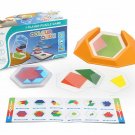 Geometric Matching Puzzles Kids Toy Color Code Challenging Puzzle Logic Game