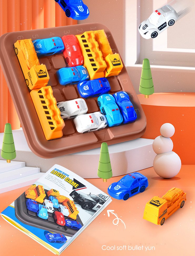 Sliding Block Logic Kids Game Moving Car Out Of Warehouse Strategy Educational