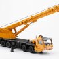 Yellow Mega Crane Car Model Lifter 1:55 Rotate Work Platform Crane Vehicle Toy