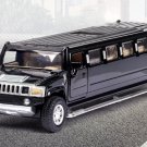 Alloy Hummer Lengthen Limousine Car Metal Pull Back Flashing Vehicle Luxury Toy